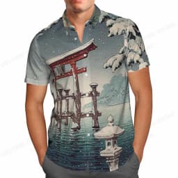 Summer Hawaiian Shirts Fish Printed Shirt Men Women Fashion Short Sleeve Blouse Men's Vocation Lapel Beach Camisas Sea