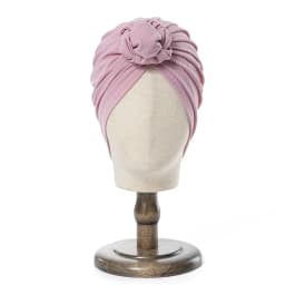 2024 Summer New Cotton Top Knot Flower Decor Headwrap Women Muslim Turban Hat Bonnet Beanie Headscarf Chemo Cap Bandanas