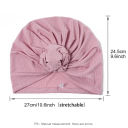 2024 Summer New Cotton Top Knot Flower Decor Headwrap Women Muslim Turban Hat Bonnet Beanie Headscarf Chemo Cap Bandanas