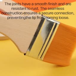 1/12PCS HighQuality Nylon Paint Brushes with Different Sizes and Wooden Handles Ideal for Acrylic, Oil and Watercolor Painting