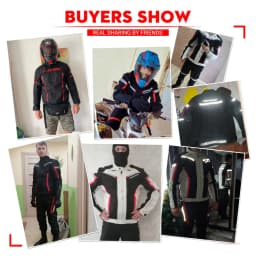 Motorcycle Jacket Waterproof Motorcross Jacket Pants Moto Jacket Windproof Riding Motorbike Clothes With Protective Gear M-3XL