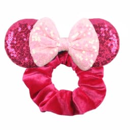 New Cute Mouse Ears Headwear Tie Hair Festival Sequin Women 3.6"Bow Elastic Headband Girl Party DIY Hair Accessories Gift
