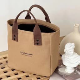 Women's Canvas Handbag Solid Color Women's Casual Large Capacity Travel Bag