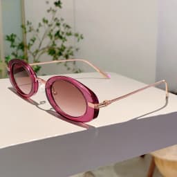 KAMMPT Vintage Oval Sunglasses Women 2024 New in Fashion Retro Black Sun Glasses Ins Stylish Trendy Luxury Brand Design Shades
