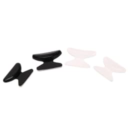 5 Pairs Useful Soft Silicone Nose Pad For Glasses Non-slip Eyeglasses Sunglass Black White Nose Pad