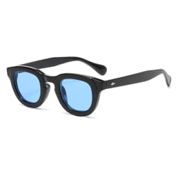 2024 New Sunglasses Female Oval Frame Thick Frame Small Face Personality Retro Sun Glasses Multi color Fashion Glasses