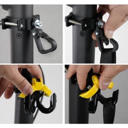Aluminium Alloy Hanging Bag Hook For NINEBOT MAX G30 Electric Scooter Claw Hanger Gadget Hook E-bike Accessories