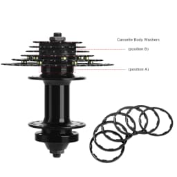 3 Pcs Bicycle Hub Washer 1/1.5/1.85/2/2.18/2.35mm Gasket For 7 8 9 10 11 Speed MTB Mountain Road Bike Cassette Flywheel Spacer