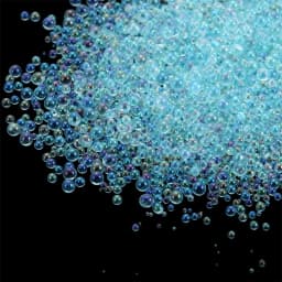 10/20g 0.4-3mm Mini Bubble Ball Beads Tiny Glass Bead Resin Filling for Silicone Mold UV Resin Epoxy Filler DIY Nail Art Decor