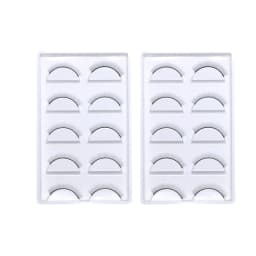 5/10/25 Pairs Training Lashes Eyelash Extension Practice Grafting Natural False Eyelashes For Beginner Makeup Tools