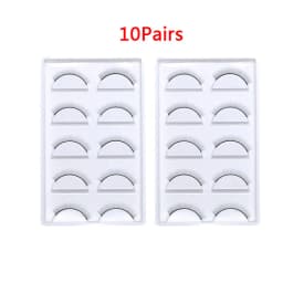 5/10/25 Pairs Training Lashes Eyelash Extension Practice Grafting Natural False Eyelashes For Beginner Makeup Tools