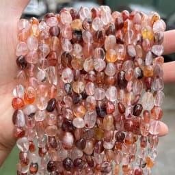 6-8mm Irregular Natural Amethyst Citrine Irregular Nugget Stone Loose Spacer Bead For Jewelry Making Diy Bracelet Accessory
