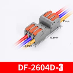 10PCS Docking Mini Quick Wire Connector Universal Compact Electrical Wiring Connectors Push-in Butt Conductor Terminal Block