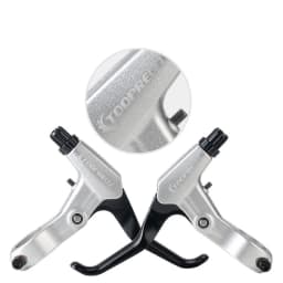 High Quality Ultralight Aluminum Bicycle BMX Brake Handle MTB Mountain Bike Cycling Brake Levers V/Disc Brake Levers 2 Colours