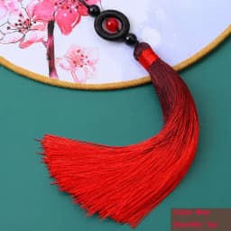 1PC Transfer Bead Gradient Tassel Silky Handmade Tassels with Loop for DIY Crafts Bookmark Tassel Jewelry Making Accessories