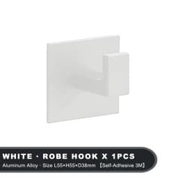Black Self-Adhesive Wall Hooks For Hanging Keys Clothes Hanger Door Metal Robe Hook Coat Rack Towel Holder Bathroom Accessories