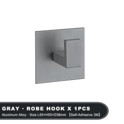 Black Self-Adhesive Wall Hooks For Hanging Keys Clothes Hanger Door Metal Robe Hook Coat Rack Towel Holder Bathroom Accessories