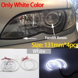 For BMW 3 Series E46 316i 318i 320d 323i 328i 330i 325xi 330d 1998-2005 Excellent LED Cotton Angel Eyes Rings Daytime Light