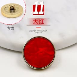 New Arrival Gold White Black Flower Resin Buttons For Needlework Clothing Women Coat Suit Cardigan 6PCS Sewing Button KD876