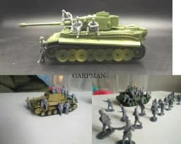 1/72 Plastic Assembled Tank Model Kit WWII Military Model Puzzles 24 Styles Tanks Sand Table Tanks Toys for Boys