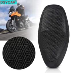 DSYCAR 1Pcs Anti-Slip 3D Mesh Fabric Seat Cover Breathable Waterproof Motorcycle Motorbike Scooter Seat Covers Cushion S-XXXXXL