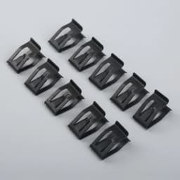 10Pcs Car Front Console Dash Dashboard Auto Door Trim Metal Retainer Black Rivets Fastener Clips Fit for Ford Mazda Audi Toyota
