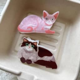 1/2/3/5pcs cat hairpin lady cute little hairpin short long hair hairpin for daughter lover girl school partner