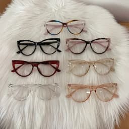 New Fashion Ladies Cat Eye Frame Myopia Glasses Luxury Design Blue Light Blocking Minus Eyeglasses Near Sight Eyewear 0 To -4.0