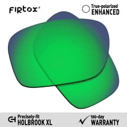 Firtox True UV400 Polarized Lenses Replacement for Oakley Holbrook XL OO9417 - 59mm Sunglasses (Lens Only) - Multiple Colors