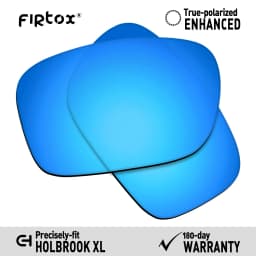 Firtox True UV400 Polarized Lenses Replacement for Oakley Holbrook XL OO9417 - 59mm Sunglasses (Lens Only) - Multiple Colors