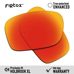 Firtox True UV400 Polarized Lenses Replacement for Oakley Holbrook XL OO9417 - 59mm Sunglasses (Lens Only) - Multiple Colors