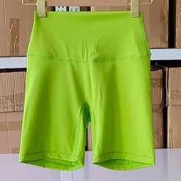 Women Sports Shorts High Waist Yoga Shorts Slim Fit Butt Lift Gym Running High Elastic Nylon Shorts