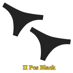 FINETOO 1/2/3/5/8Pcs Cotton Solid Thongs Women's Panties Sexy Low Waist Underwear Female Breathable G-string Soft Lingerie S-XL