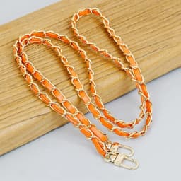 120CM Fashion PU Leather Metal Handbag Chain Replaceable Shoulder Bag Straps Crossbody Backpack Belts Accessories