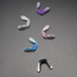 New U Shaped Nose Pads Eyeglasses Plug-in Anti Slip Silicone Bridge Strap Grip Hook Nose Pads