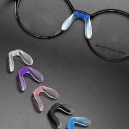 New U Shaped Nose Pads Eyeglasses Plug-in Anti Slip Silicone Bridge Strap Grip Hook Nose Pads