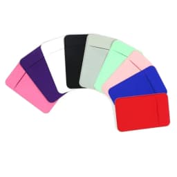 Phone Back Slot Card Holder Wallet Case Strong Adhesive Traceless Lycra Cell Phone Pocket Phone Pouch Accessories