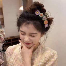 Colorful Dopamine Hair Claw Hairpins for Girls Women Korean Sweet Simple Irregular Hair Clips Headwears Fashion Design