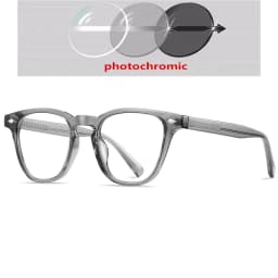 Vintage Square Prescription Glasses For The Nearsighted Rivet Frame Anti Blue Rays Student Myopes Lunettes 0 -0.5 -0.75 To -6.0