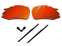Glintbay Polarized Lenses Replacement with Rubber Nosepads and Earsocks for Rudy Project Fotonyk Sunglasses -Multiple Colors