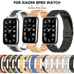 Stainless Steel Strap For Redmi Watch6 5 4 Metal Luxury Band Replacement Watchband For Xiaomi MiBand8/9Pro Sport Bracelet Correa