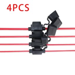 Lots Automotive Mini Waterproof Fuse Holder 14AWG For 2V 30A Car Insert In-Line Fuse Holder, Cord Cutting Switch Socket