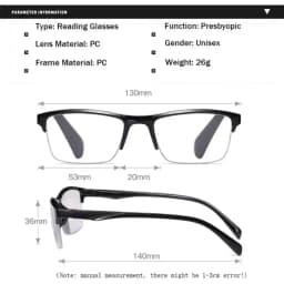 Men Reading Glasses Half-Frame Ultrlight Presbyopia Glasses 2023 Women Eyewear +0.75 To +4.0 Unisex Reading Glasses