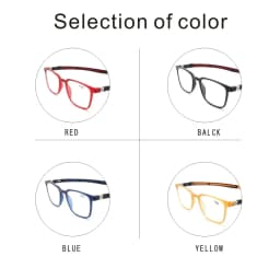 Magnetic Readers Reading Glasses for Men Portable Square Plastic Titanium Diopter Hanging Neck 1.0 1.5 2.0 2.5 3.0 3.5