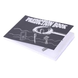1pcs Prediction Book Magic Trick Magic Props Gimmick Stage Close Up Fire Comedy Accessories Children Beginners Primary Tricks