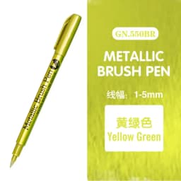 12 Color Metallic Marker Pen Resin Drawing Pen Acrylic Paint DIY Highlights Permanent Marker DIY Card Art Supplies Stationery