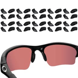 E.O.S Silicon Rubber Replacement Black Nose Pads for Oakley Flak Jacket,Flak Jacket Vented,Flak Jacket XLJ Frame Multi-Options