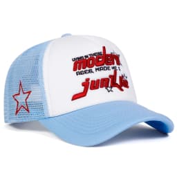Unisex Modern Junkie Letter Embroidery Baseball Net Caps Spring and Summer Outdoor Adjustable Casual Hats Sunscreen Hat