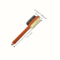 1Pc Revamp and Protect Your Suede: 2-in-1 Cleaning Eraser & Bristle Brush for Easy Scuff and Stain Removal – Essential Footwear