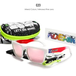 KDEAM Men's Polarized Sunglasses Square Casual Outdoors Sun Glasses Women Unisex Sunglass For Couple With New Package